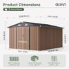 10 x 12FT Outdoor Storage Shed -2