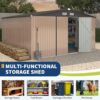 12 ×12 FT outdoor storage shed 3