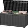 120 Gallon Waterproof Outdoor Storage Box