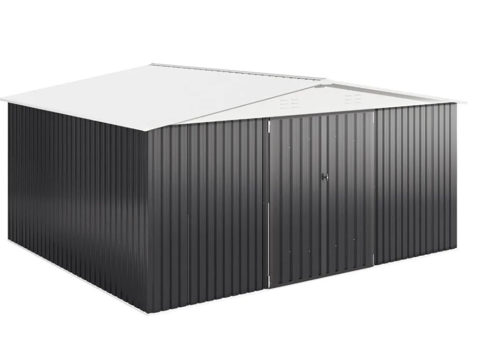 12x14 FT Metal Outdoor Storage Shed 4