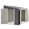 6 x 8 FT Metal Outdoor Storage Shed