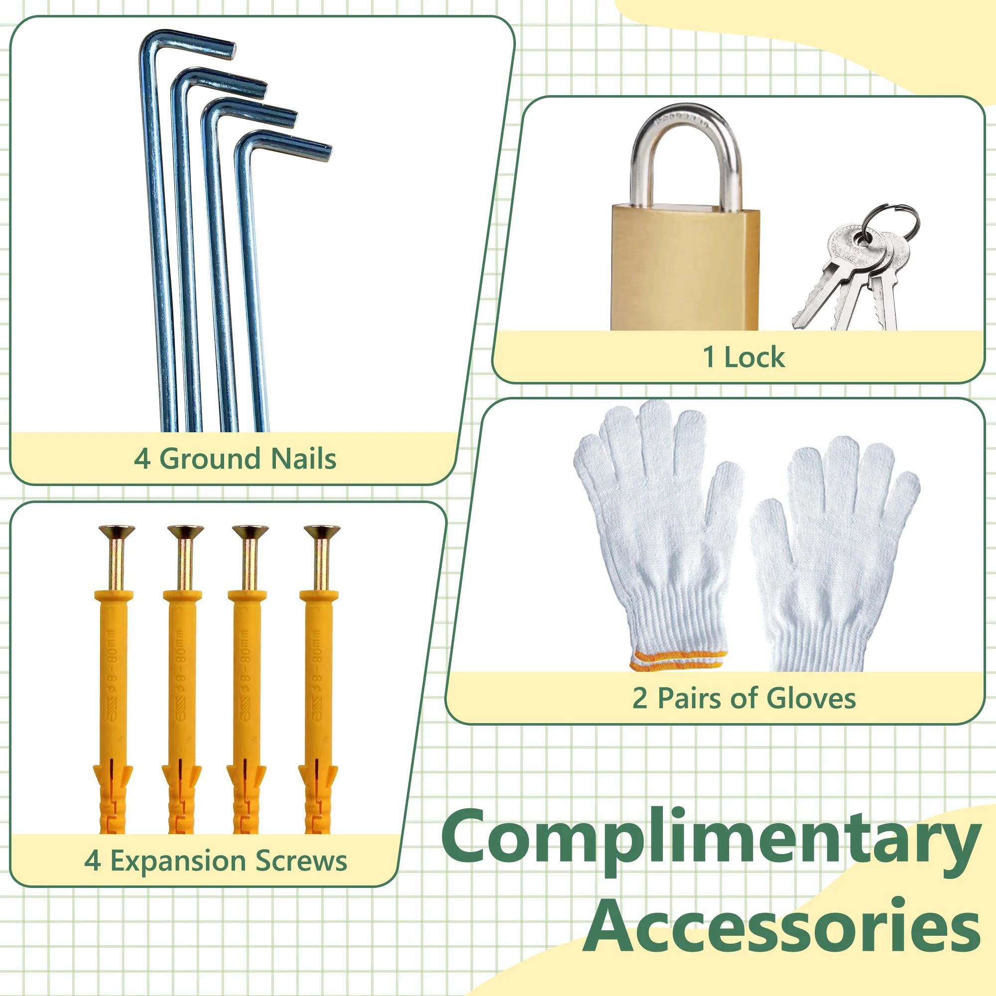 6 x 8 FT Metal Outdoor Storage Shed-2