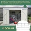 6 x 8 FT Metal Outdoor Storage Shed-4
