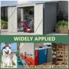 6 x 8 FT Metal Outdoor Storage Shed-5