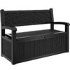 70 Gallon Outdoor Garden Bench With Storage -Deck Storage Waterproof Bench