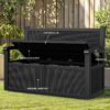 70 Gallon Outdoor Garden Bench With Storage -Deck Storage Waterproof Bench -4