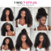 Curly Half Wigs for Afro Women 3