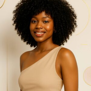 Half Wig for Women – Kinky Curly Afro Wig  Glueless Wear & Go