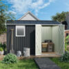 9 x 6 FT metal outdoor storage shed
