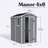 Keter Manor 4x6 Resin Outdoor Storage Shed-1