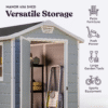 Keter Manor 4x6 Resin Outdoor Storage Shed-3