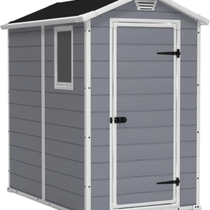 Manor 4x6 Resin Outdoor Storage Shed – Durable & Weatherproof Storage Solution