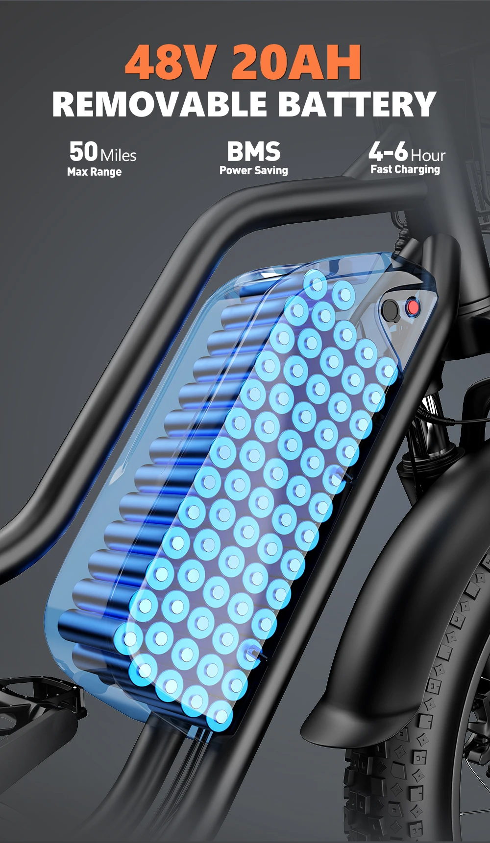 Kickwey LD20 Adult Electric Bike 1500w -3