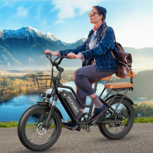 Kickwey LD20 Adult Electric Bike 1500W – 32MPH, 48V 20Ah, 20” Fat Tire Electric Bicycle