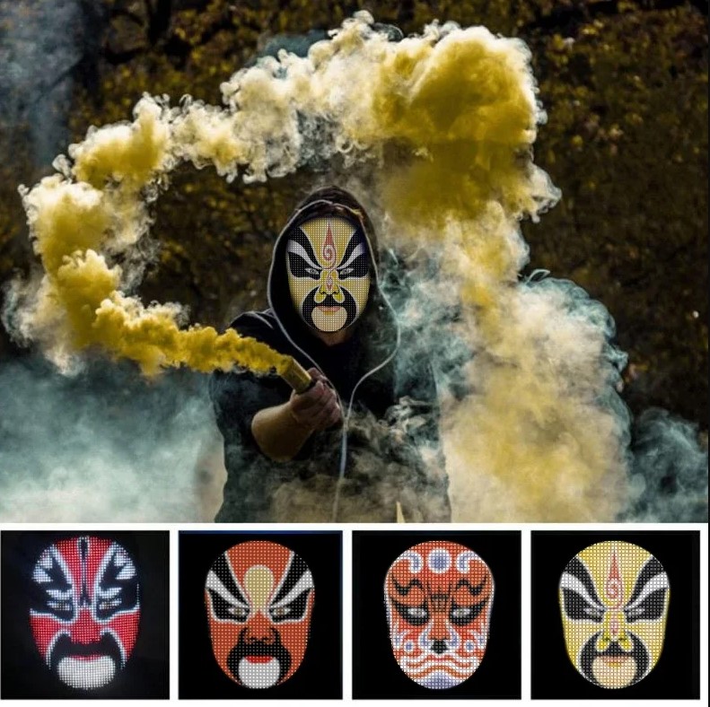 Smart LED Face Masks Programmable Bluetooth APP Control 2