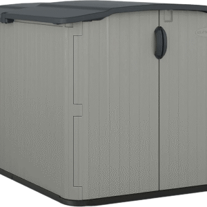 Horizontal Outdoor Storage Shed – 5x7 Resin Shed with Floor Included