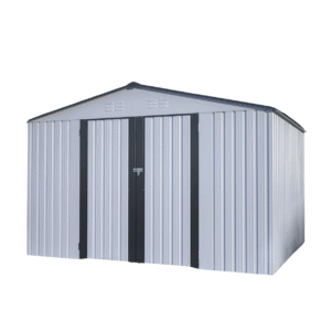 Spacious 10x8 FT Lockable Metal Outdoor Storage Shed - Secure Tool Shed for Garden, Patio & Backyard