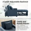 3-in-1 Convertible Single Sofa Bed 3