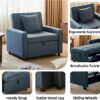 3-in-1 Convertible Single Sofa Bed 5