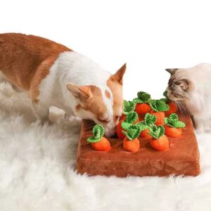 Calming Carrot Farm Interactive Toy for Dogs