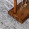 Solid Wood Necklace Display Stand 1