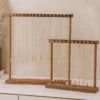 Solid Wood Necklace Display Stand