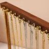 Solid Wood Necklace Display Stand 2