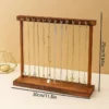 Solid Wood Necklace Stand Small