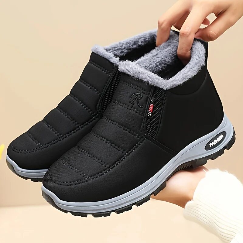 Waterproof Winter Boots for Women – Warm Fur Lined Ankle Snow Boots