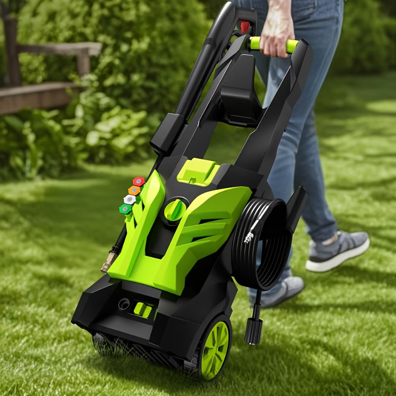 Portable High-Pressure Washer For Cars, Driveways, Patios & Fences