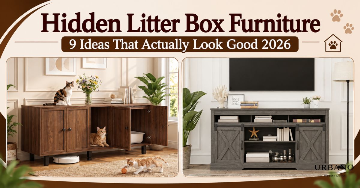 Hidden Litter Box Furniture: 9 Ideas That Actually Look Good 2026