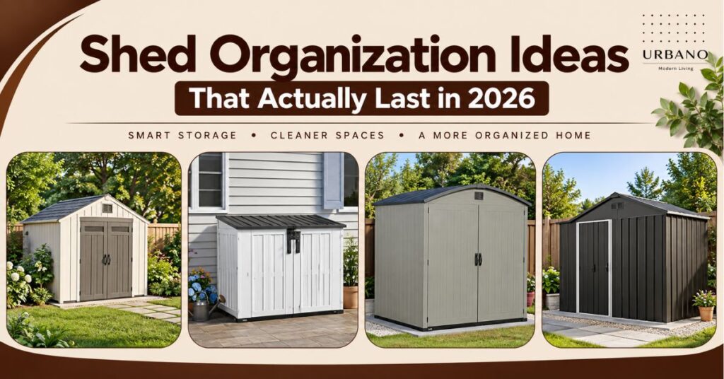 Shed Organization Ideas That Actually Last in 2026