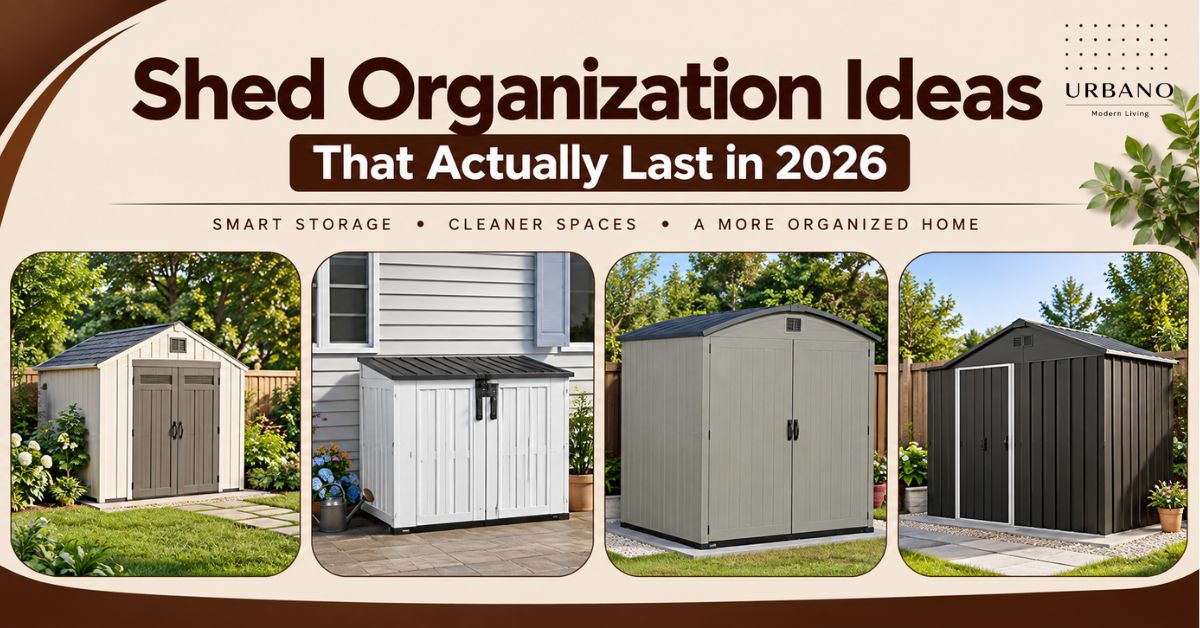 Shed Organization Ideas That Actually Last in 2026