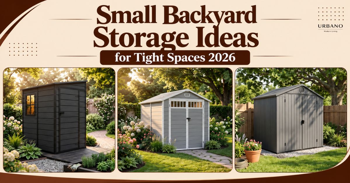 Small Backyard Storage Ideas for Tight Spaces 2026