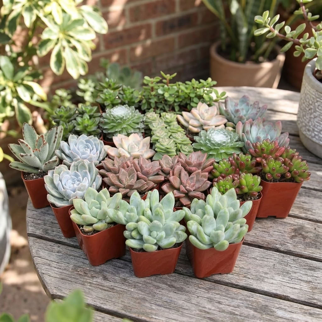 20-Pack Live Succulent Plants